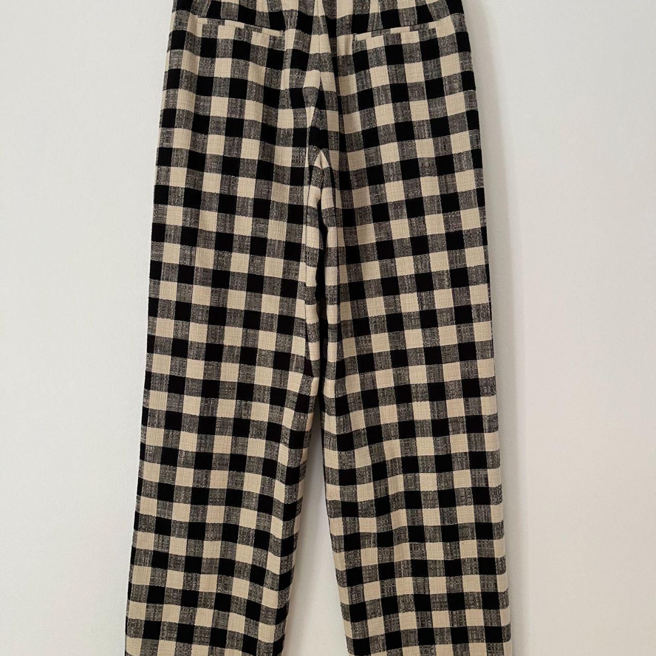 Essentiel Antwerp Checkered Relaxed-fit Pants Size 36/S.