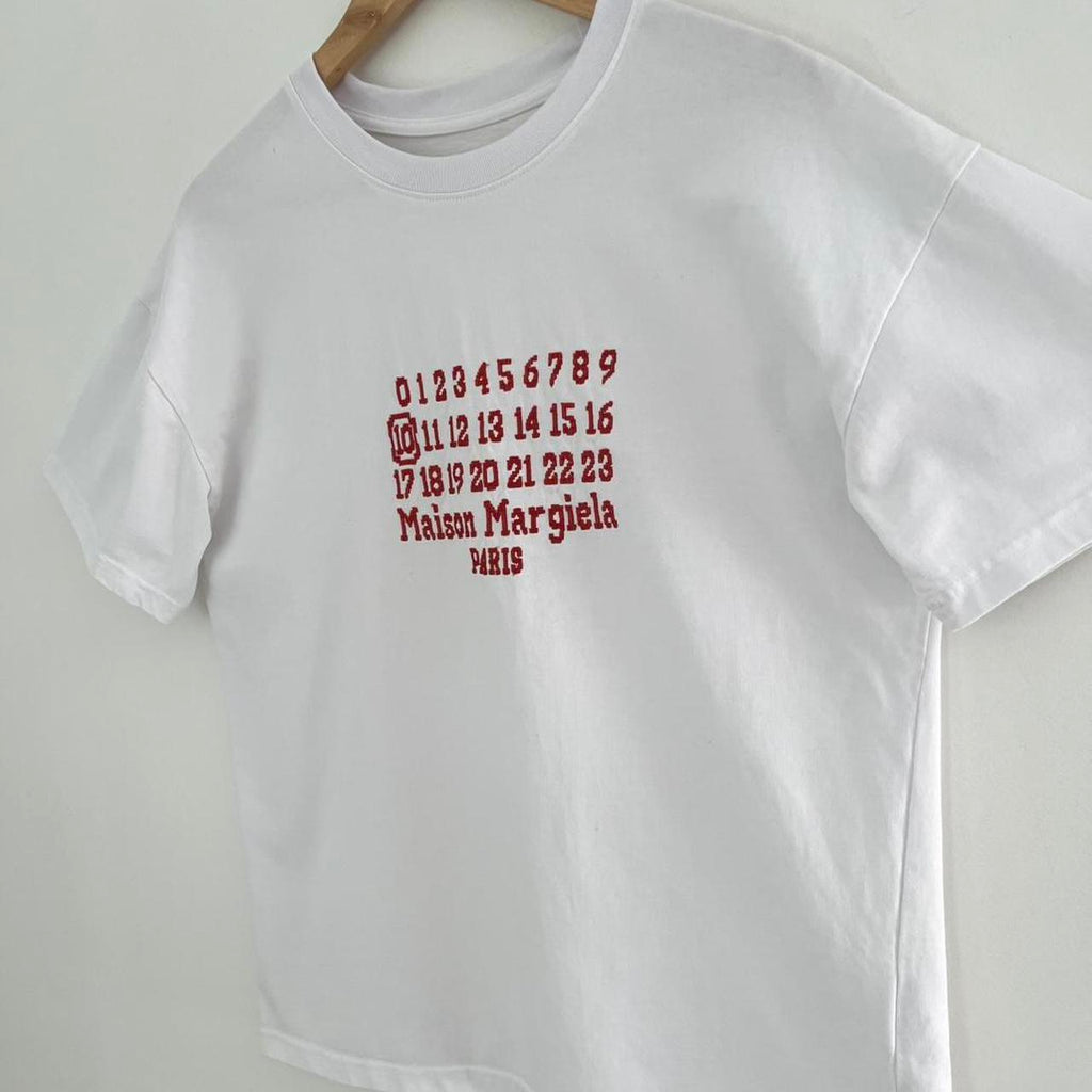 Maison Margiela Numeric Logo T shirt.
