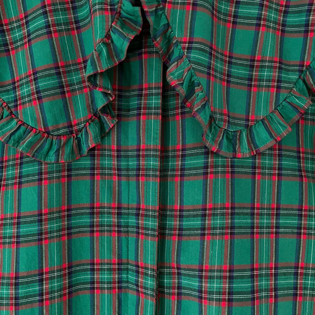 Damson Madder LOLA Blouse in Green.