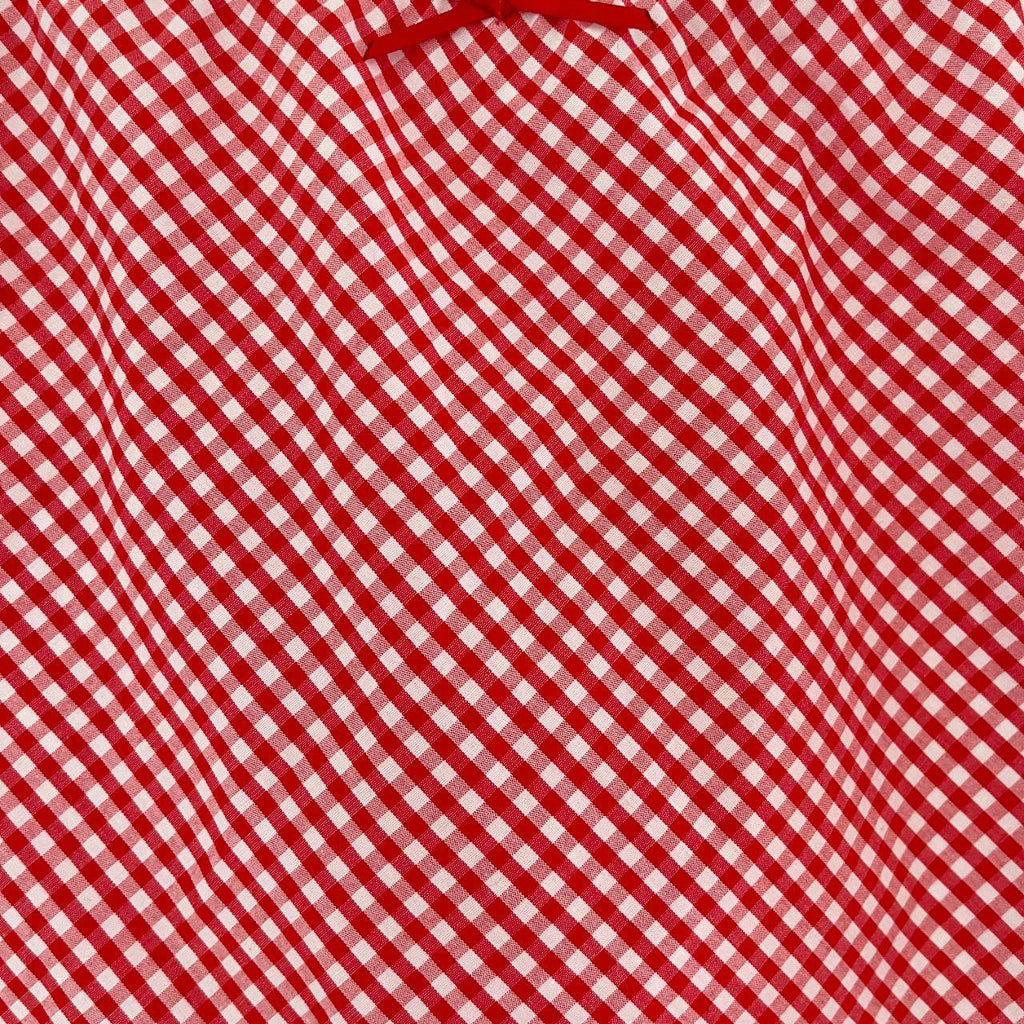 Guizio PALOMA Skirt in Gingham Poppy and White.