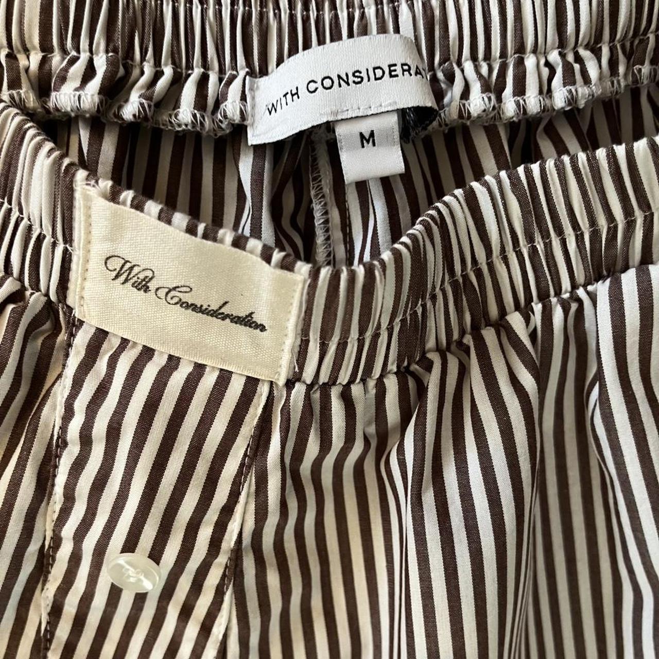 With Consideration Boxer Stripe Shorts.