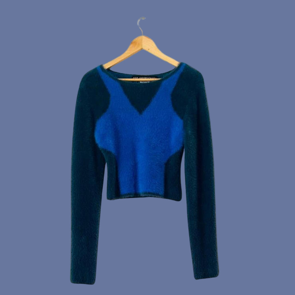 Andersson Bell BNWT ERIN Colour Block Top in Grey.