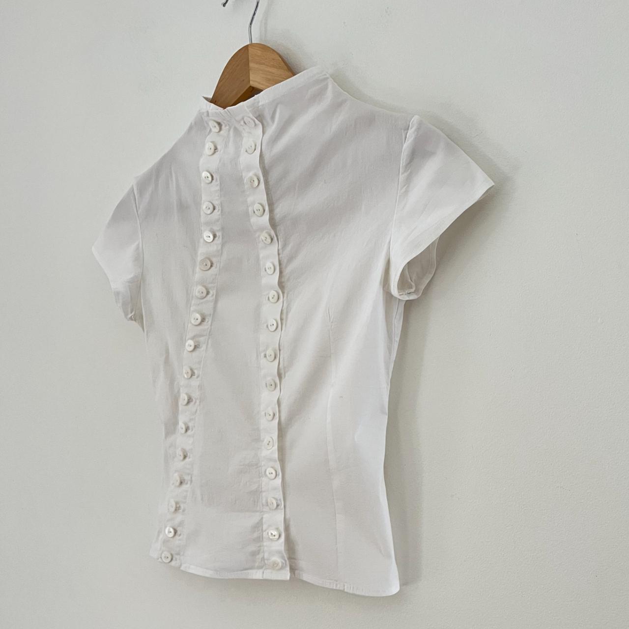 Caspar the Label POET Cap-Sleeve Shirt Size XS.