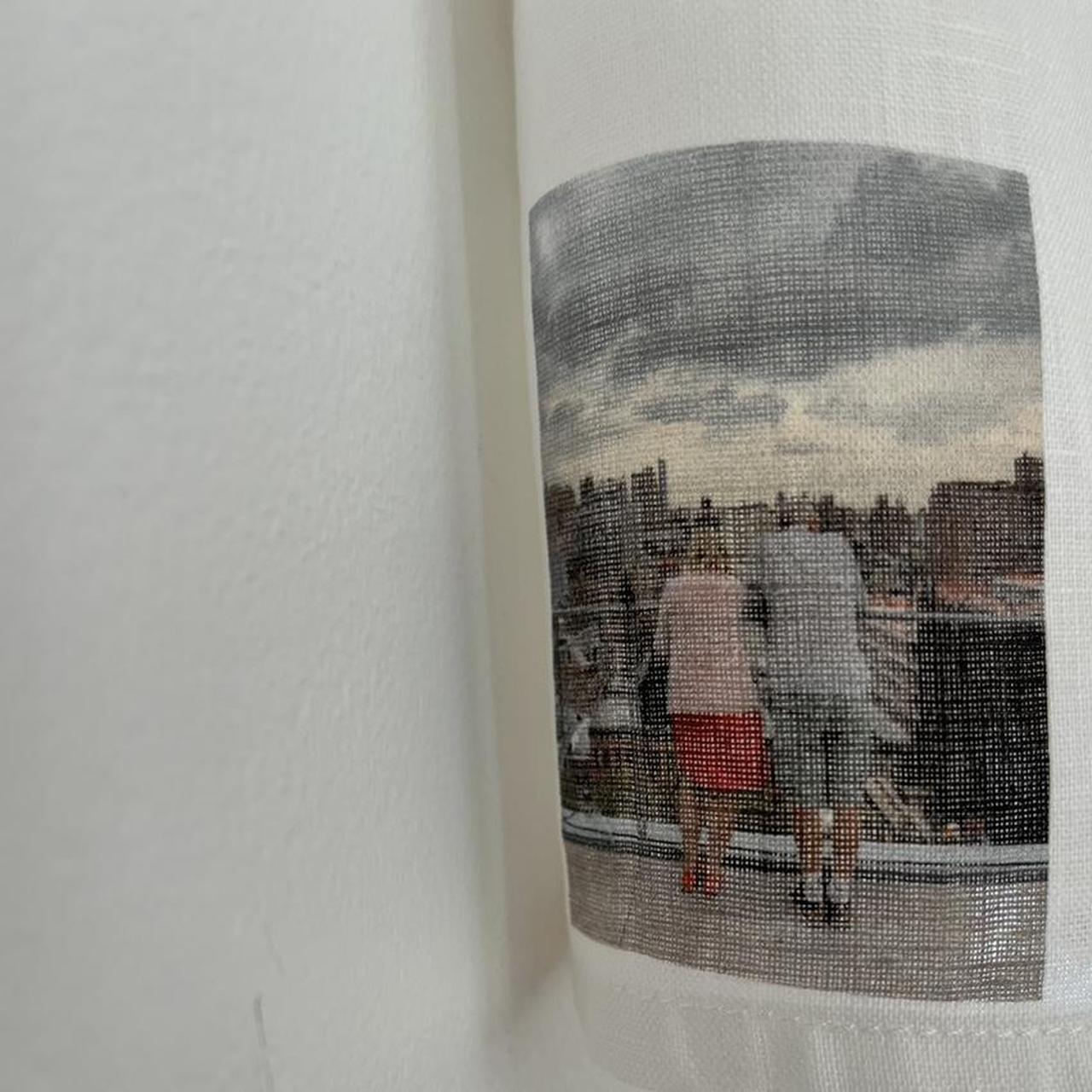 Paloma Wool Linen Graphic Halter Top.