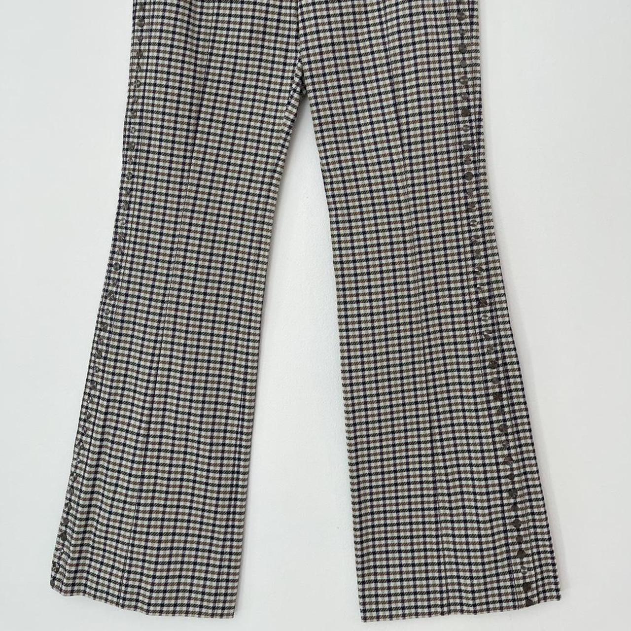 Sonia Rykiel Plaid Cropped Trucker Pants.