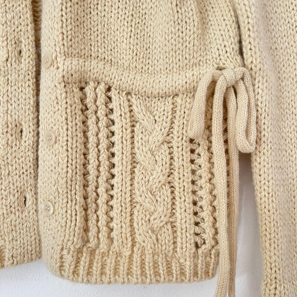 Peachy Den GABRIELLE Knit Cardigan in Buttercup.