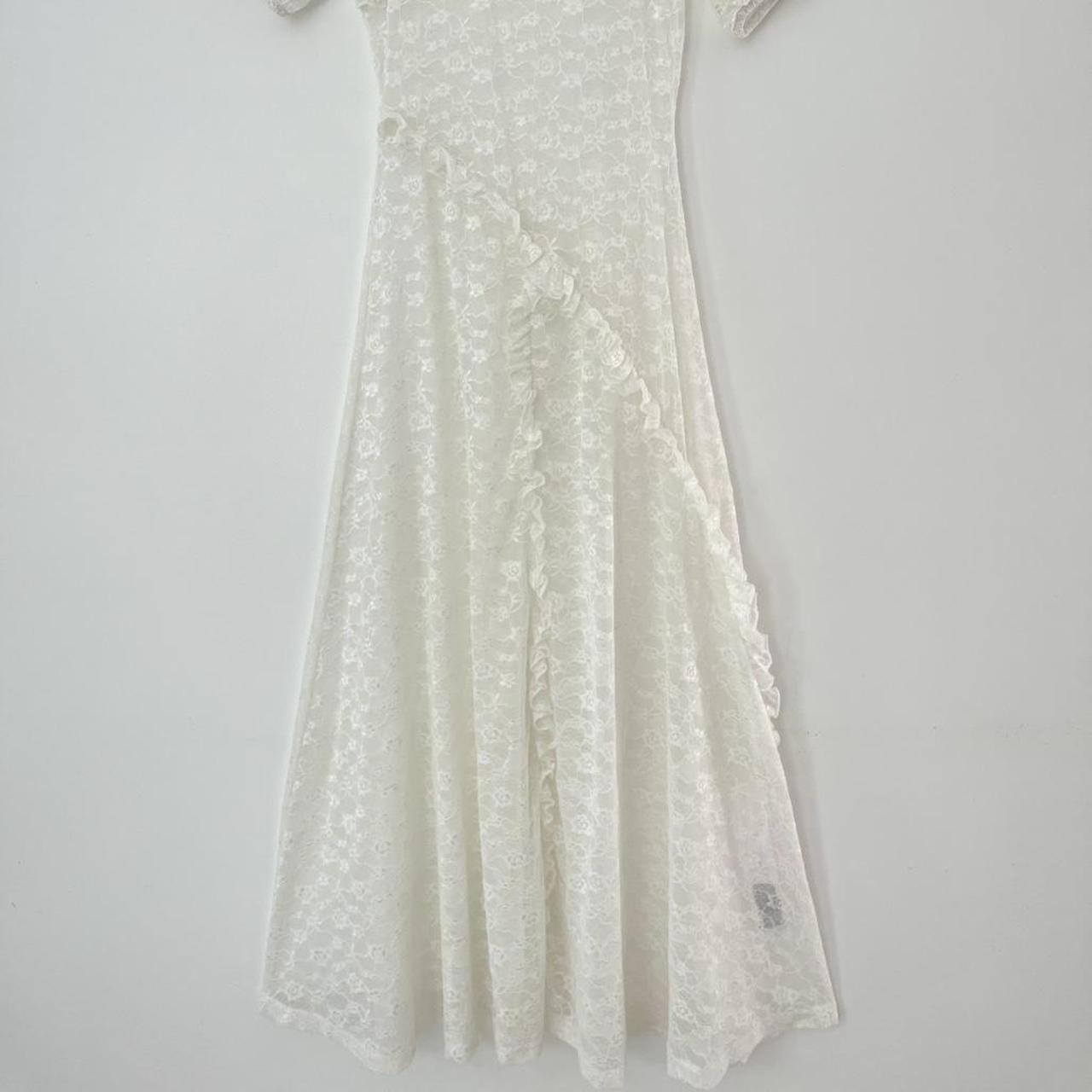 Damson Madder LEILA Flower Lace Maxi Dress.