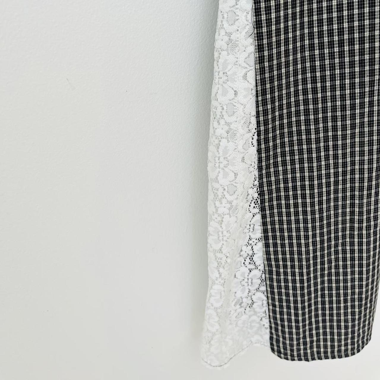Katharina Lou FLORENCE Dress in Black/White Check.