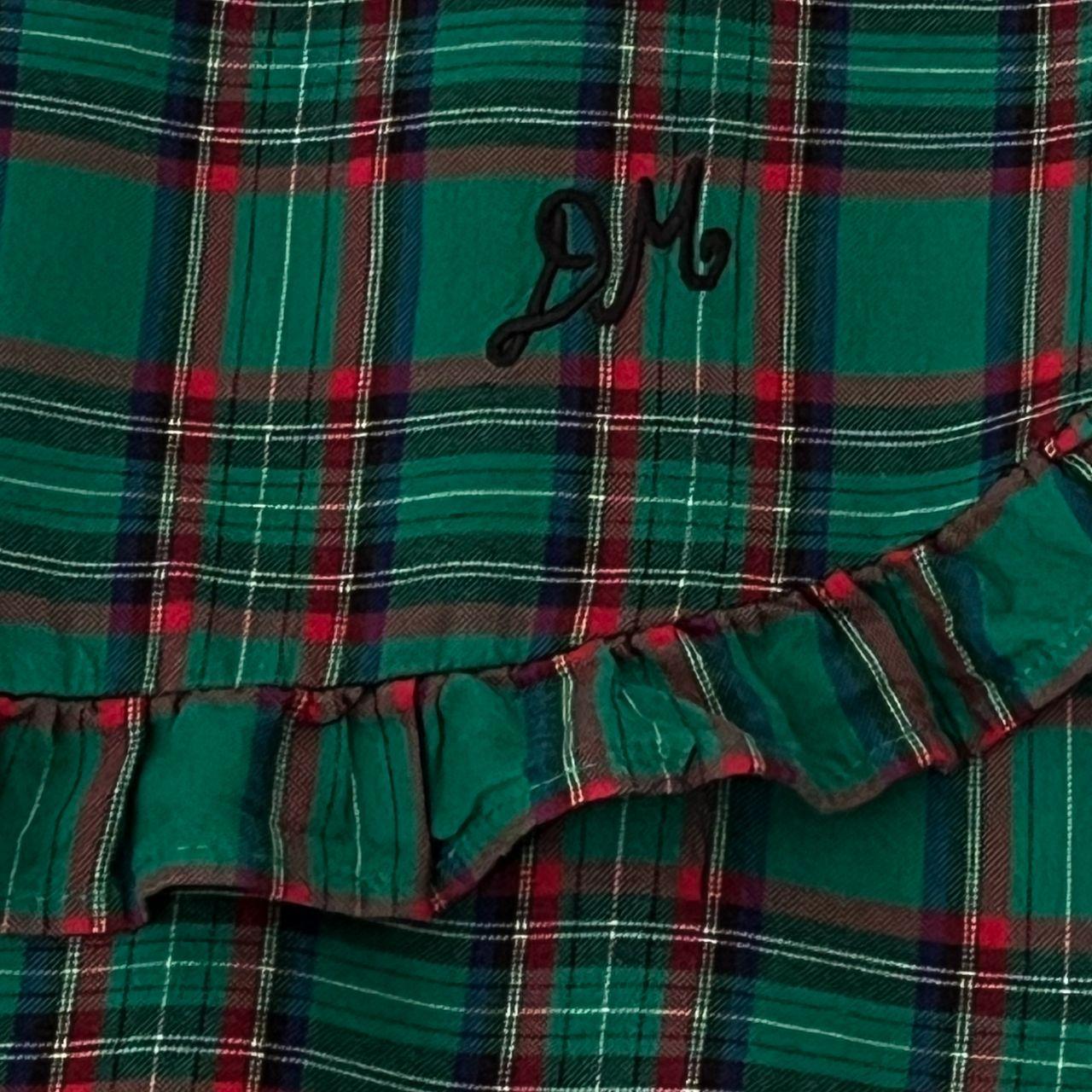 Damson Madder LOLA Blouse in Green.