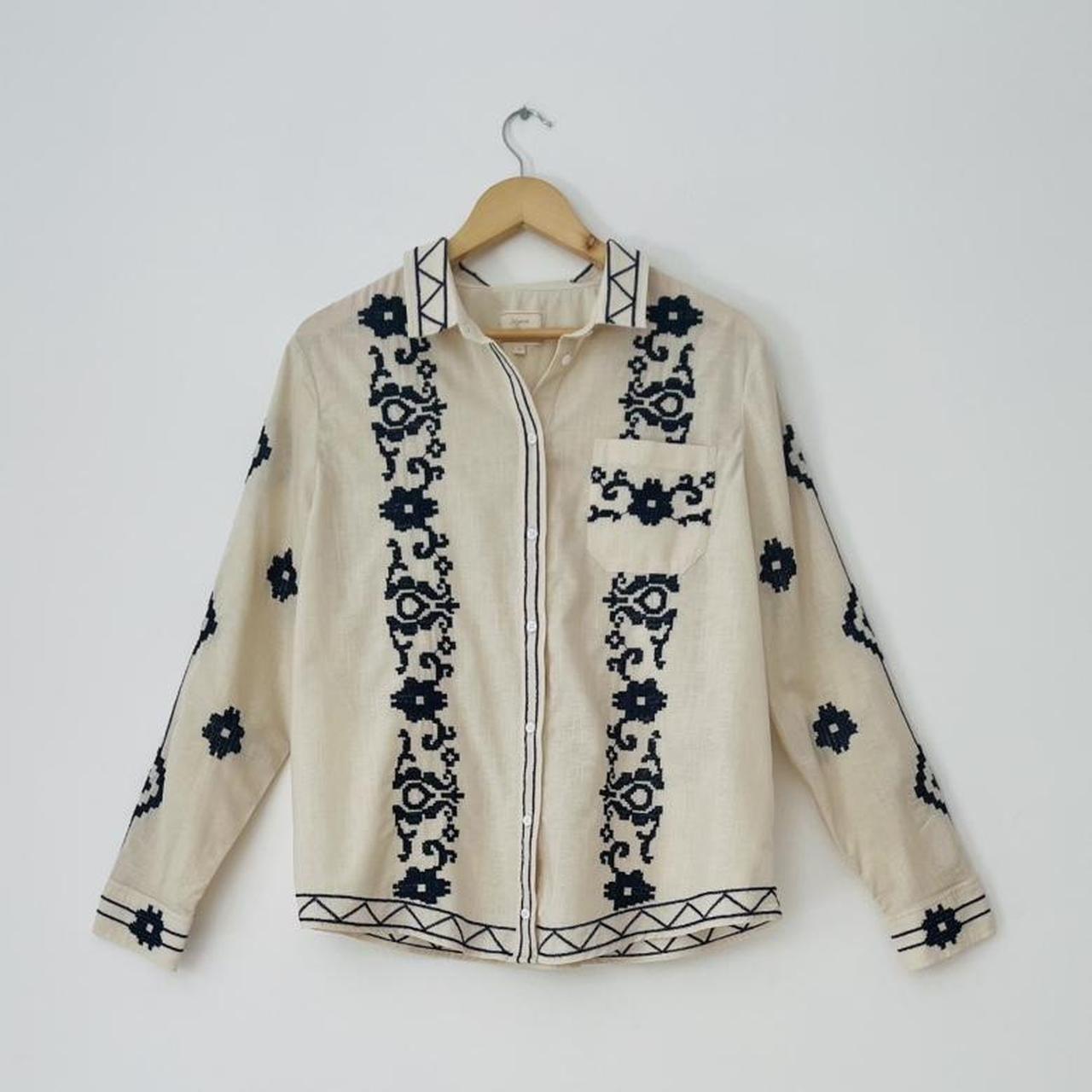 Sézane X Lucia Vergara TOMBOY Shirt.