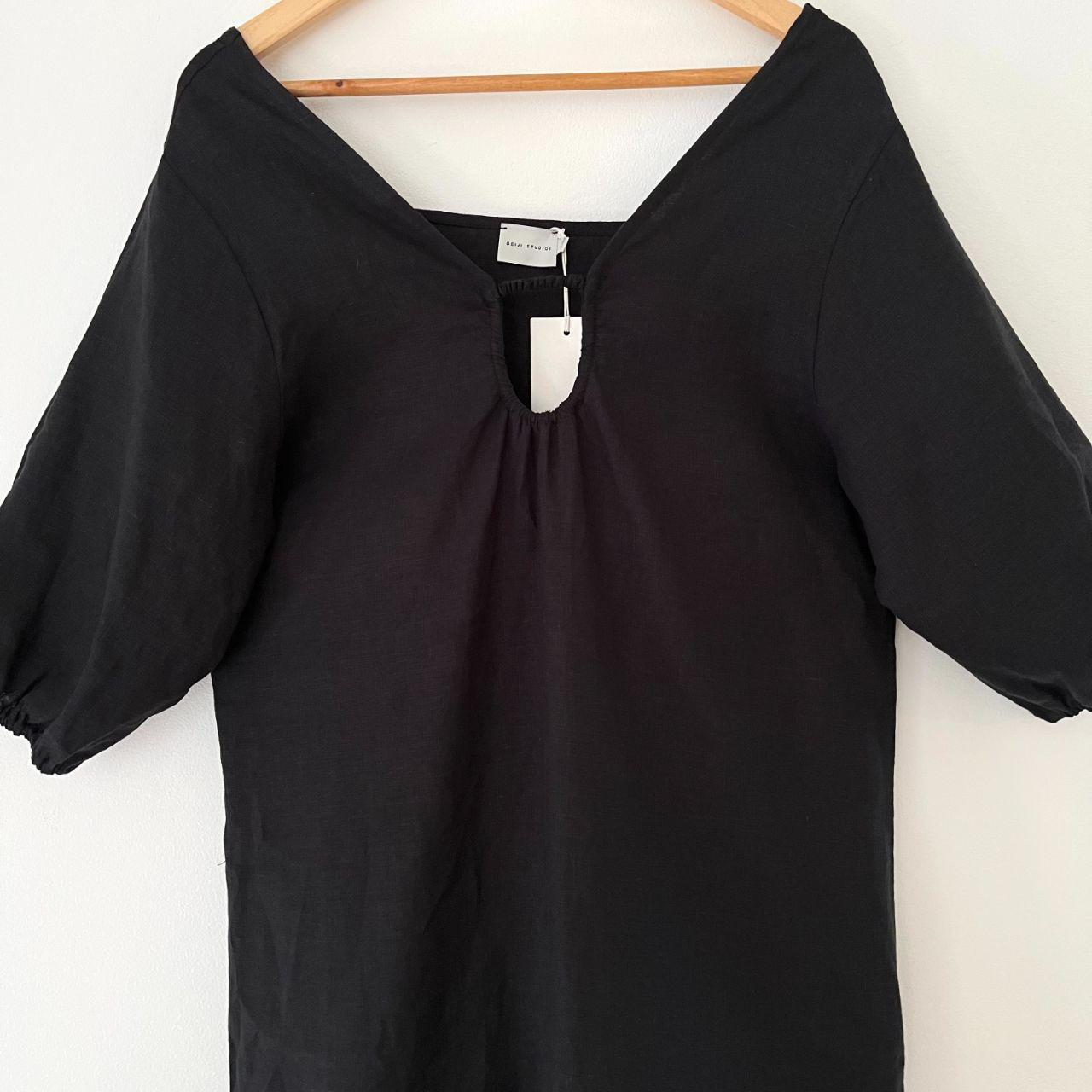 Deiji Studios BNWT SQUARED Dress in Black.