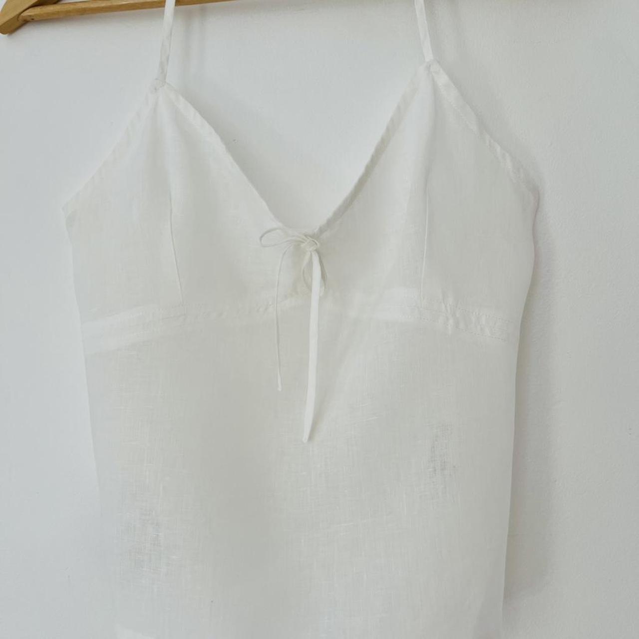 Paloma Wool Linen Graphic Halter Top.
