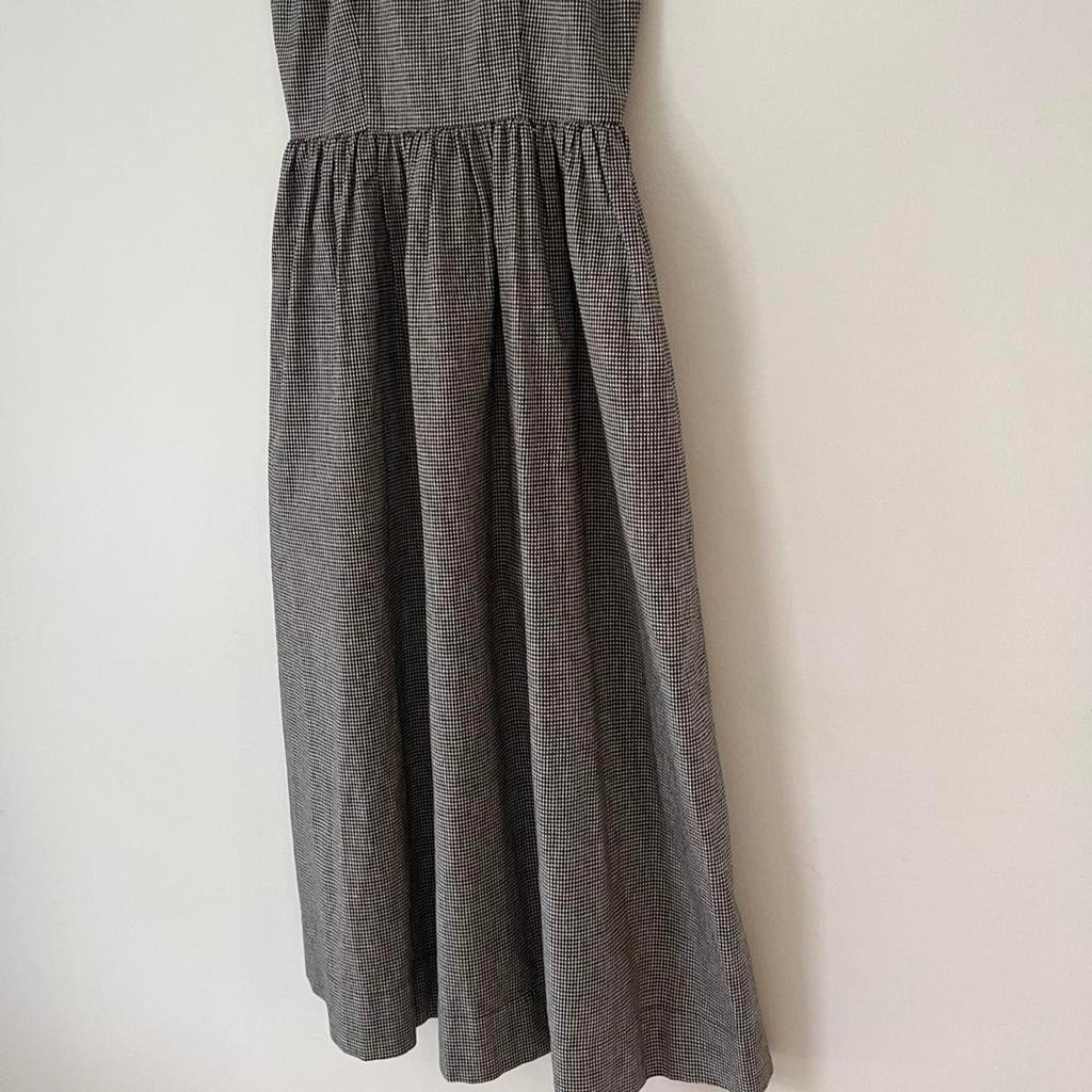 Permanent Vacation HEARTFELT Sundress in Black/White Gingham.