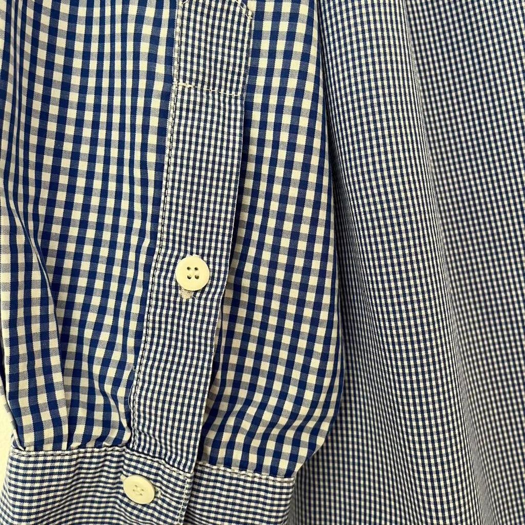 Lee Mathews Pin-tuck Gingham Tunic/Dress.