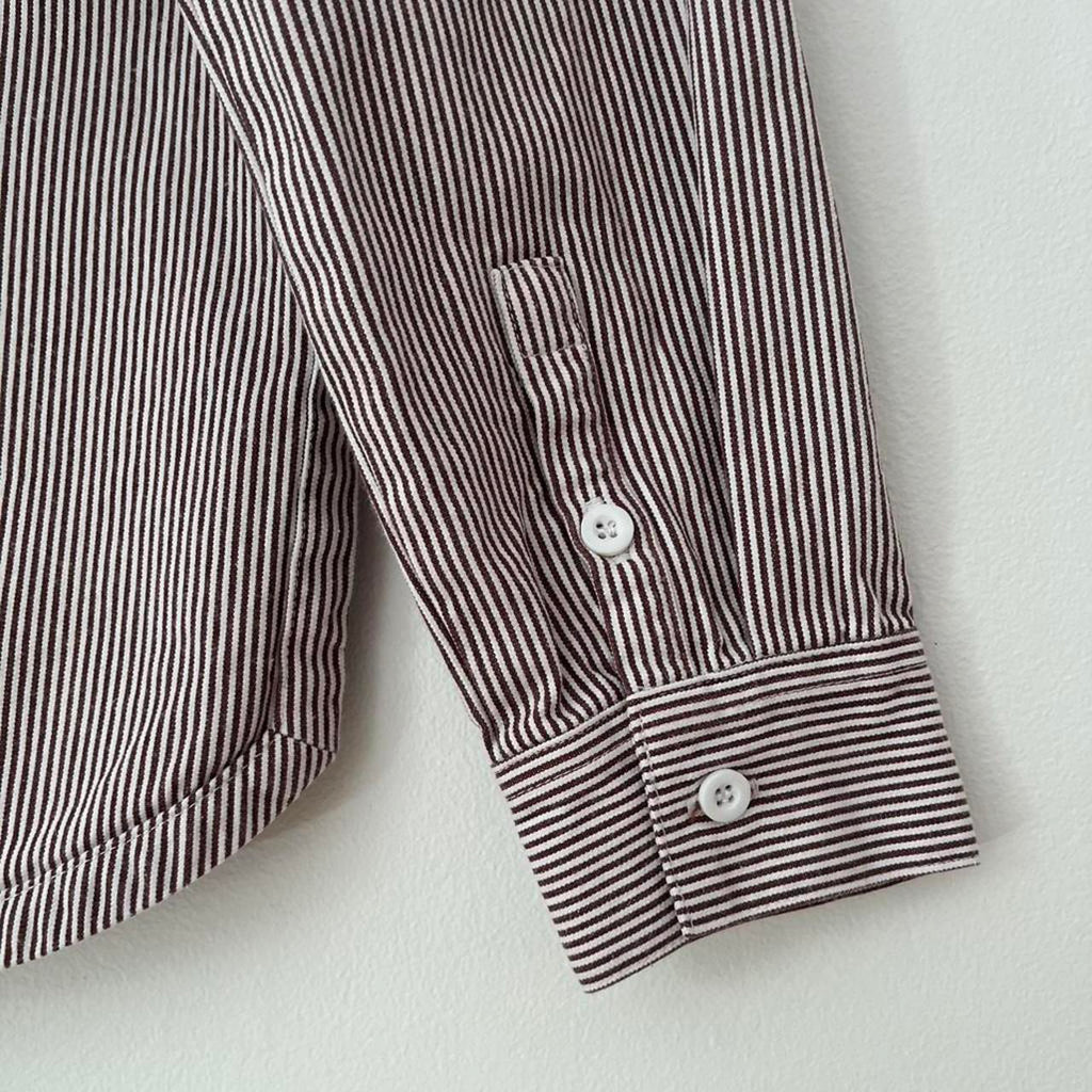 Alpha 60 Ruffle Collar Blouse.