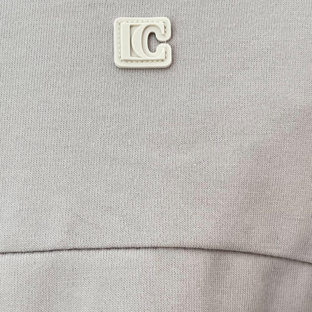 Low Classic BACK HOLE T-Shirt in Light Grey.