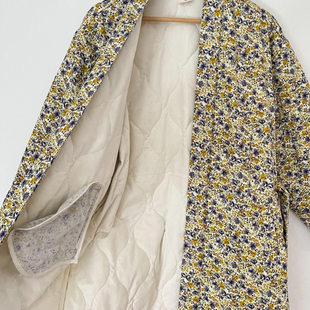 Oak Meadow Floral Quilted Coat Size XS-S.