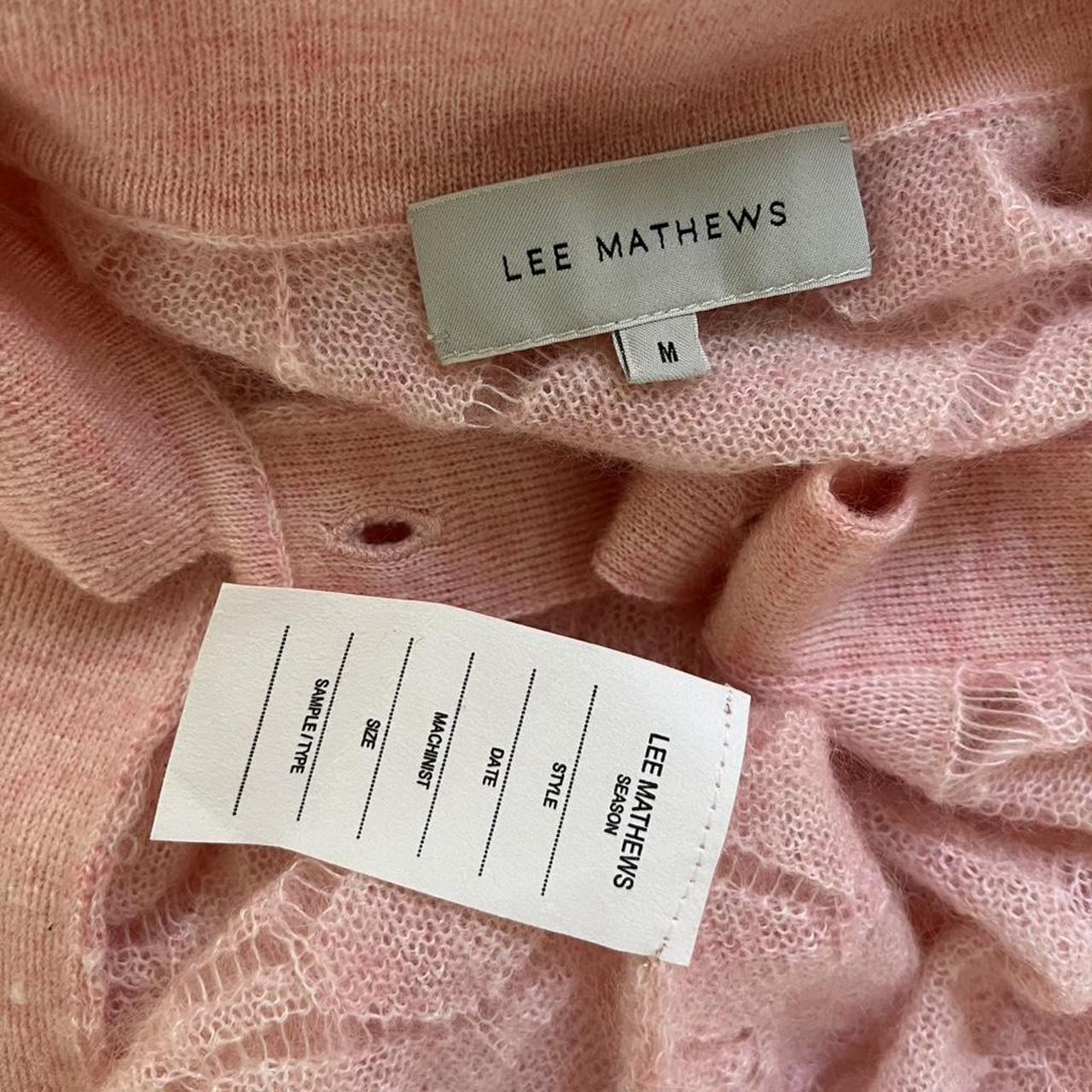 Lee Mathews Sample Long Sleeve Knit Blouse.