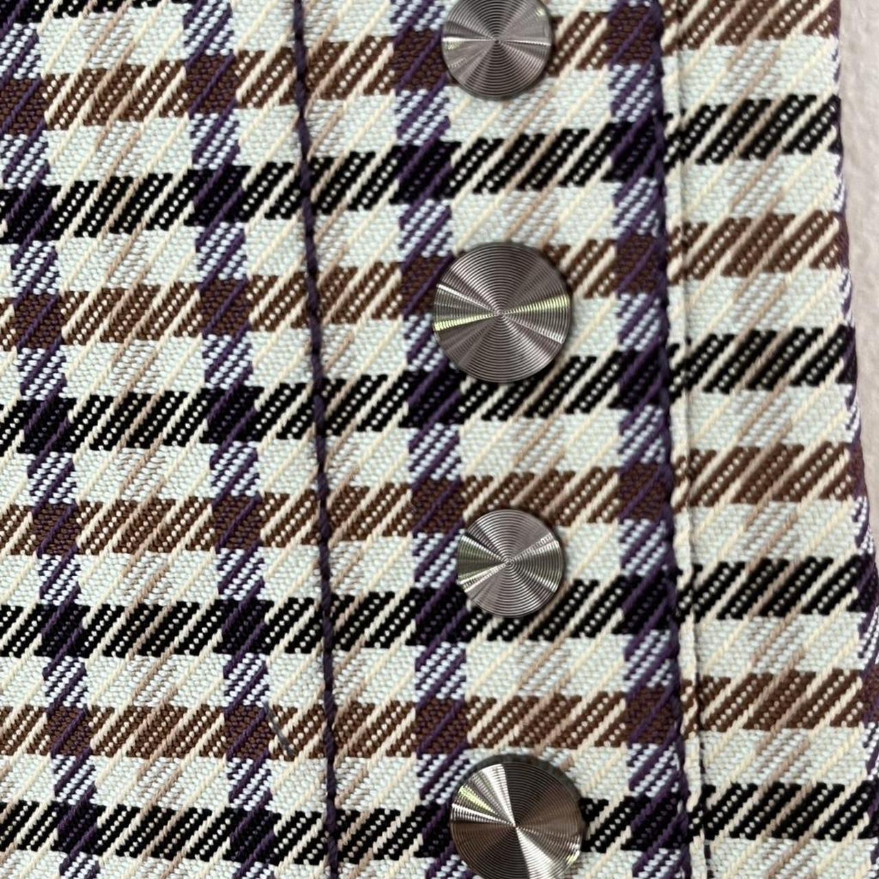 Sonia Rykiel Plaid Cropped Trucker Pants.