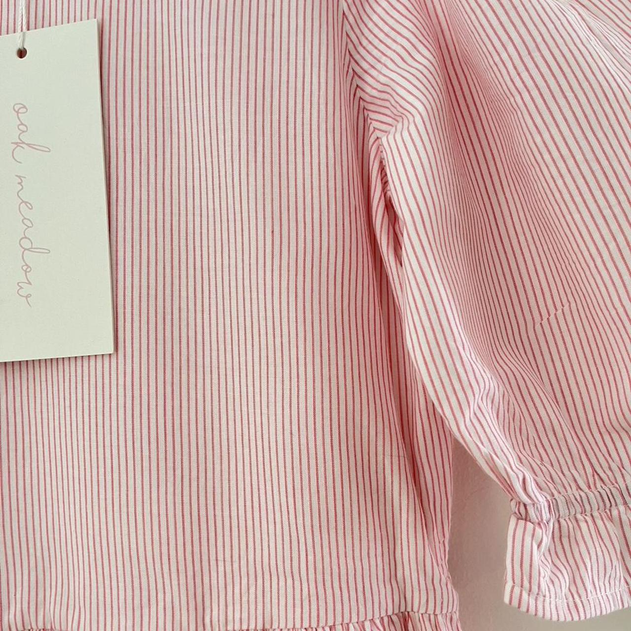 Oak Meadow BNWT Mimi Midi Dress in Rosewater Stripe.