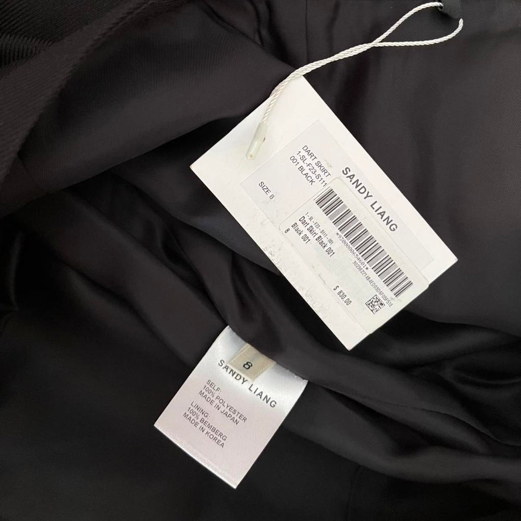 Sandy Liang BNWT DART Skirt in Black.