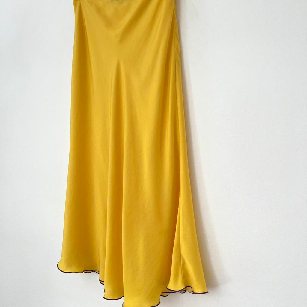 Siedrés PRIM Midi Skirt in Yellow.