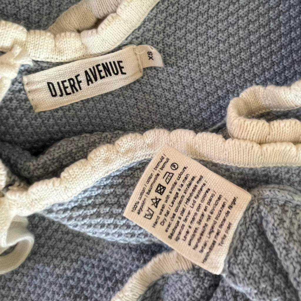 Djerf Avenue AMORINI Tank Top in Blue.