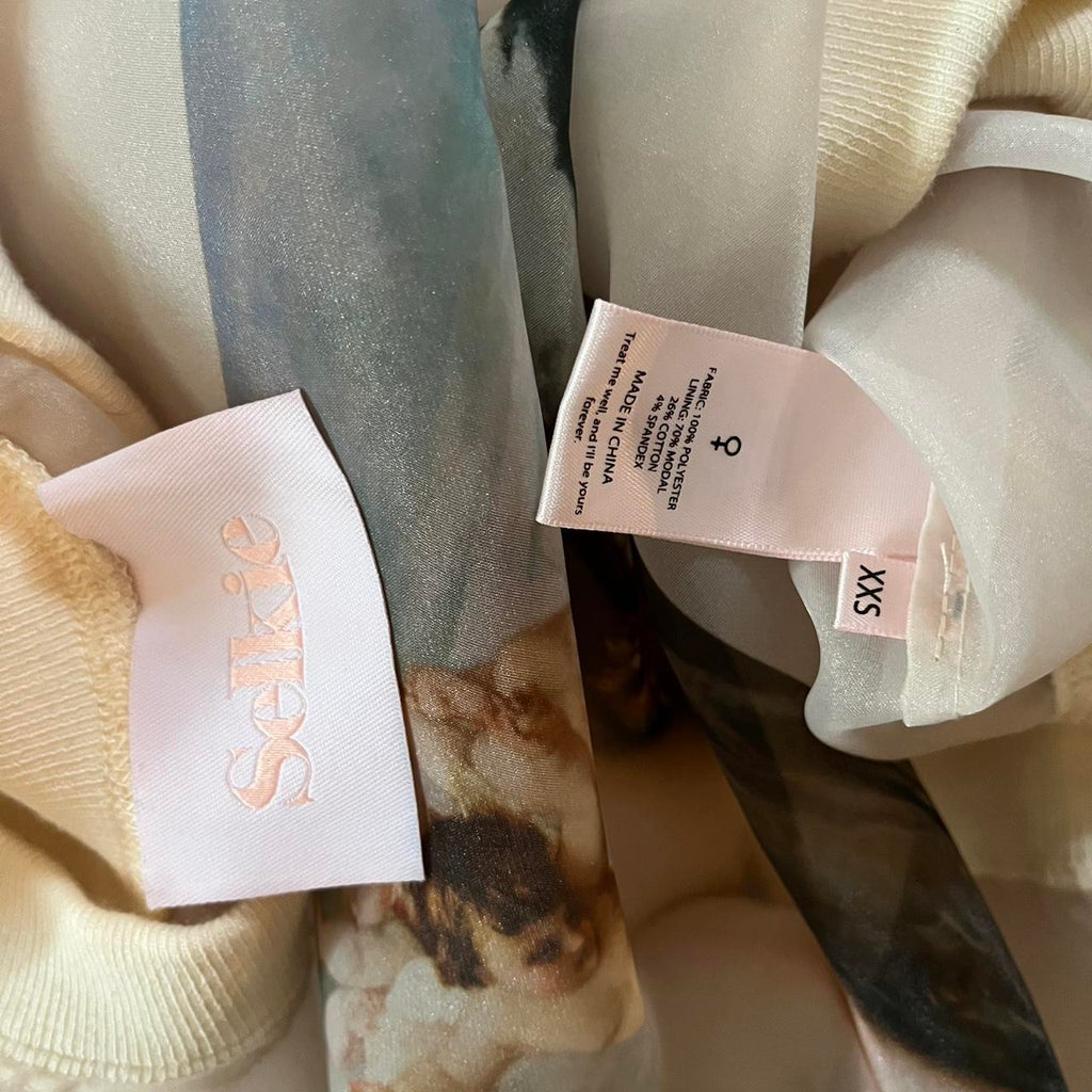 Selkie THE GHOSTED Sweater in Oatmilk.