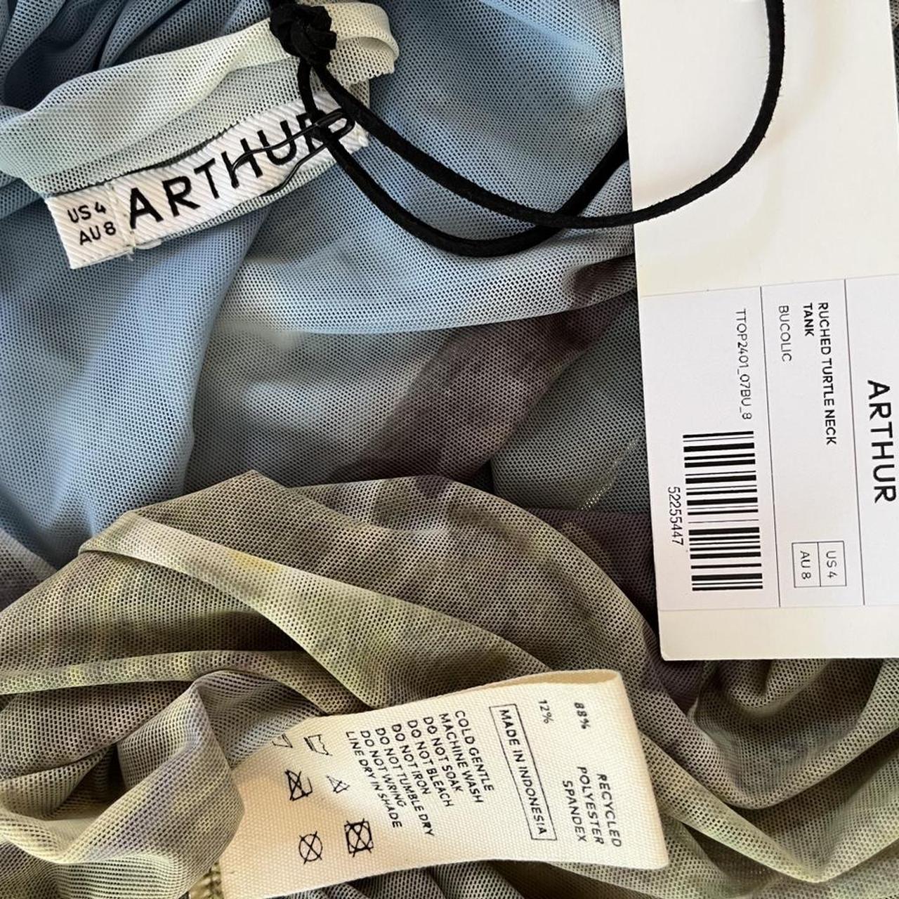 Arthur NWT Ruched Tank Top in Bucolic.