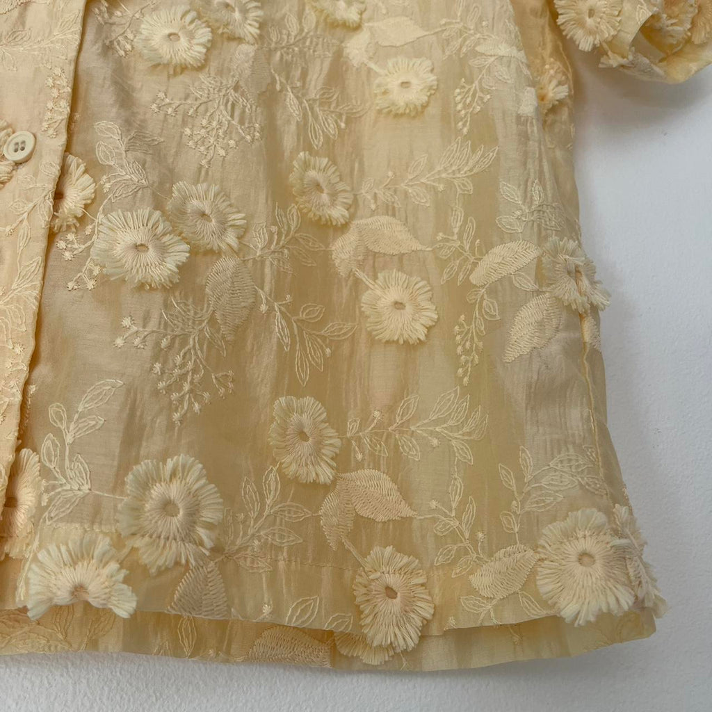 Minima Esenciales LETTIE Shirt in Pastel Yellow.