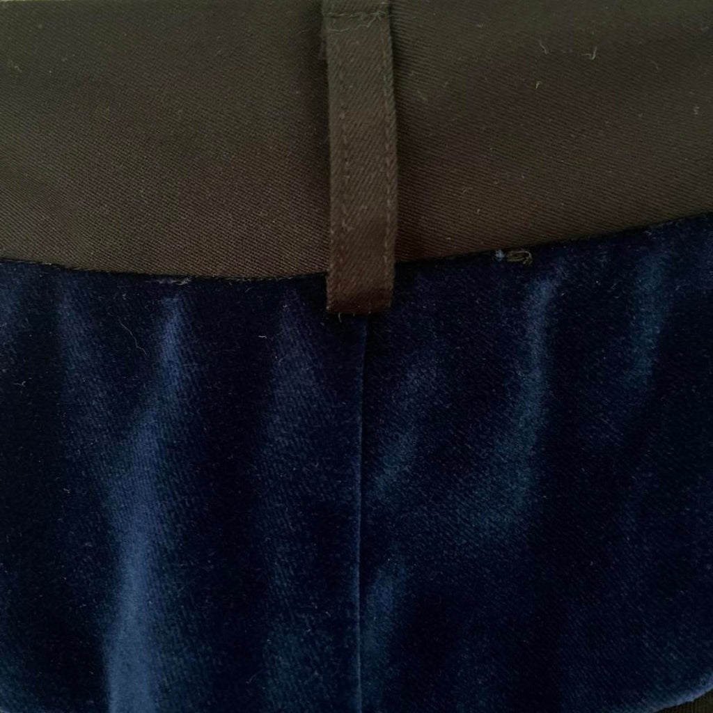 Karla Laidlaw Velvet Applique Pants.