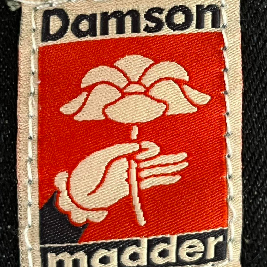 Damson Madder NOVA Jorts in Indigo.