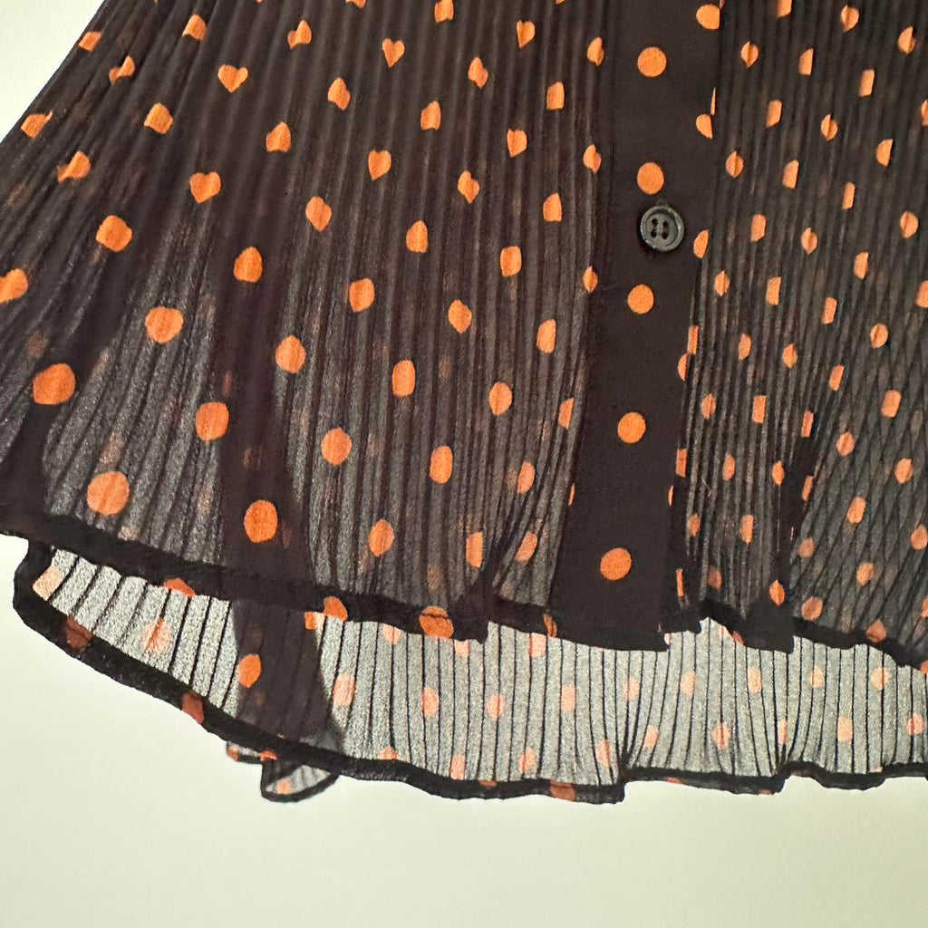 Samsoe Samsoe MATHILDE Dotted Pleated Shirt.