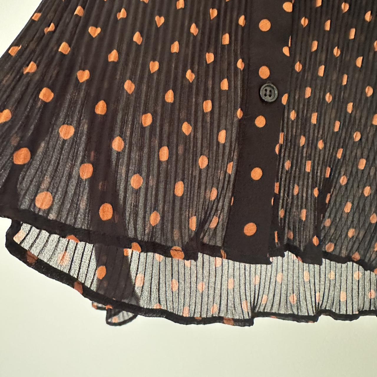 Samsoe Samsoe MATHILDE Dotted Pleated Shirt.