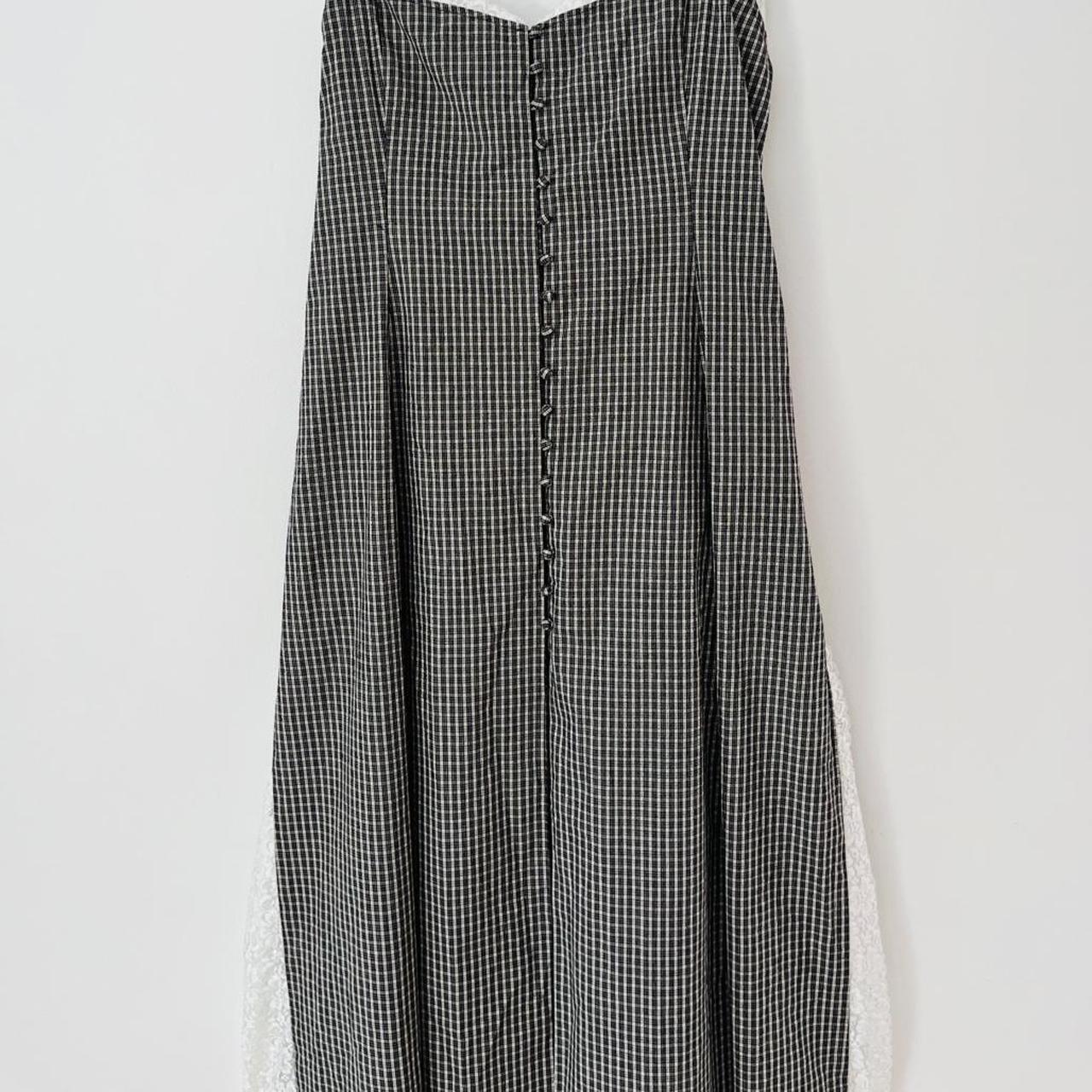 Katharina Lou FLORENCE Dress in Black/White Check.
