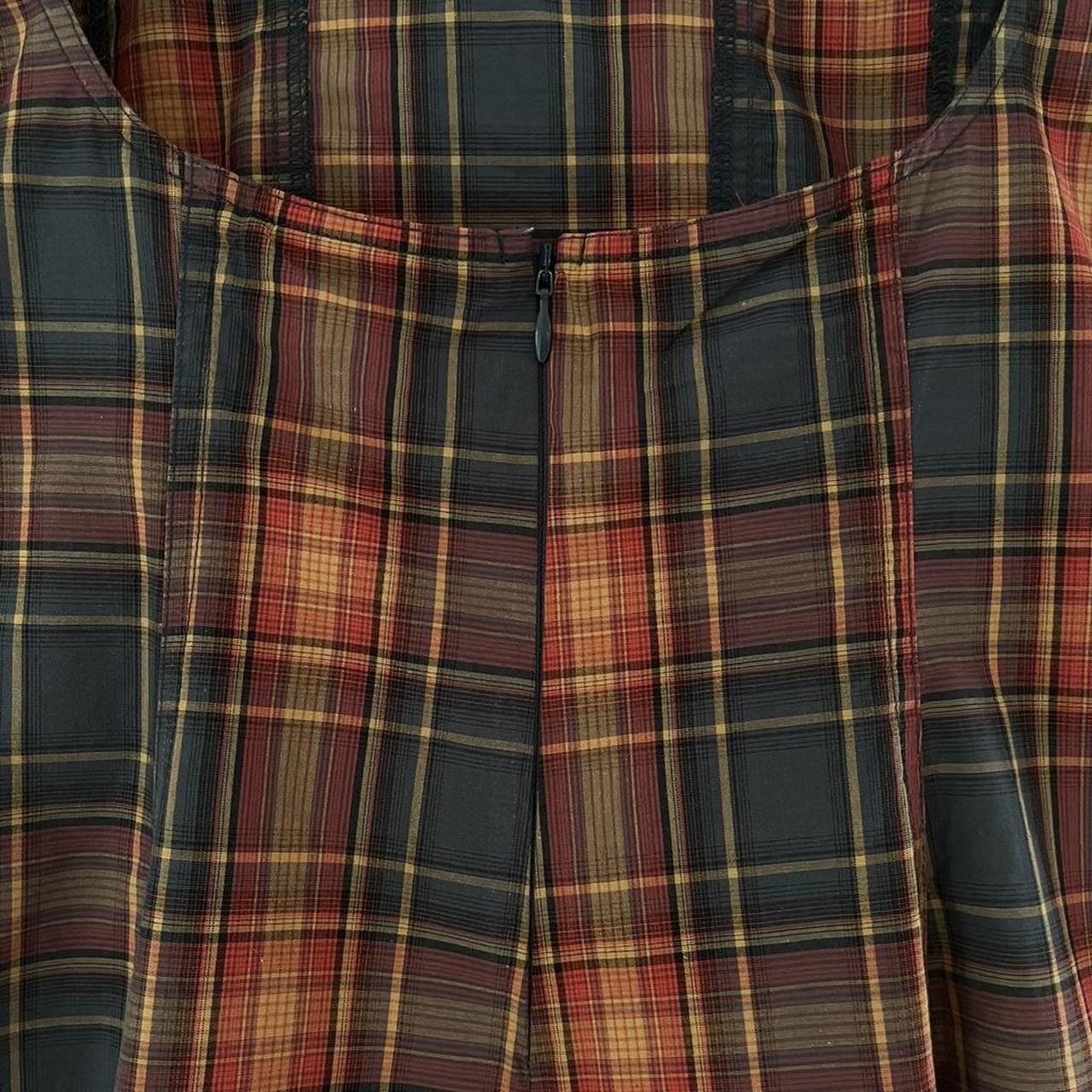 Katharina Lou ANNABEL Mini Dress in Strawberry Blue Check