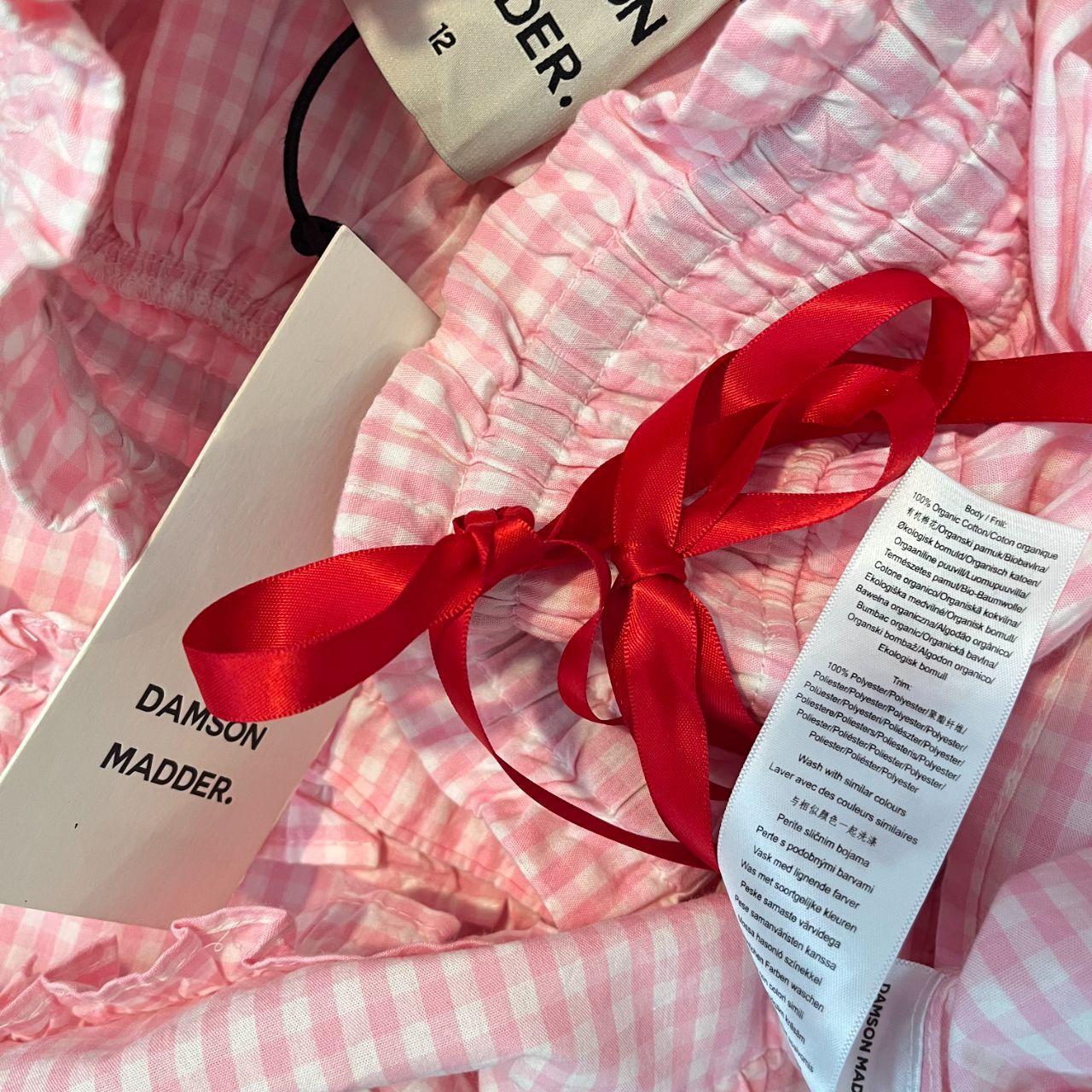 Damson Madder BNWT OLIVIA Ruffle Gingham Skirt.