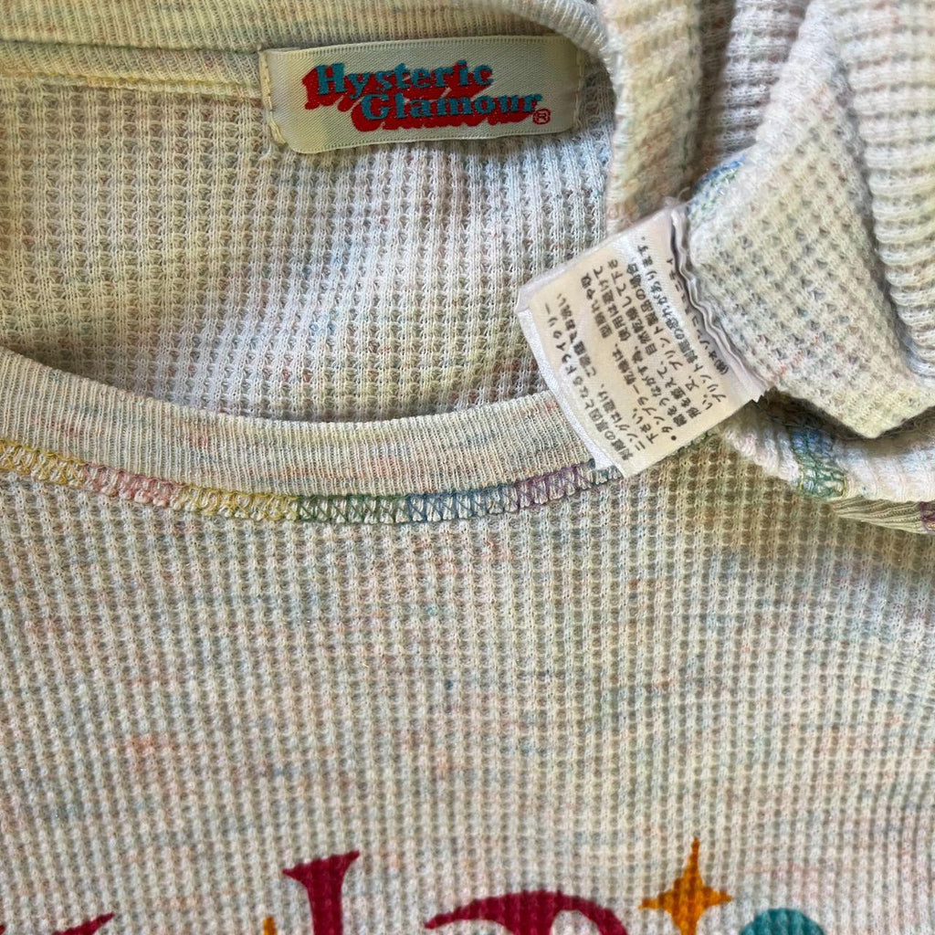 Hysteric Glamour Archives Long Sleeve Printed Top.