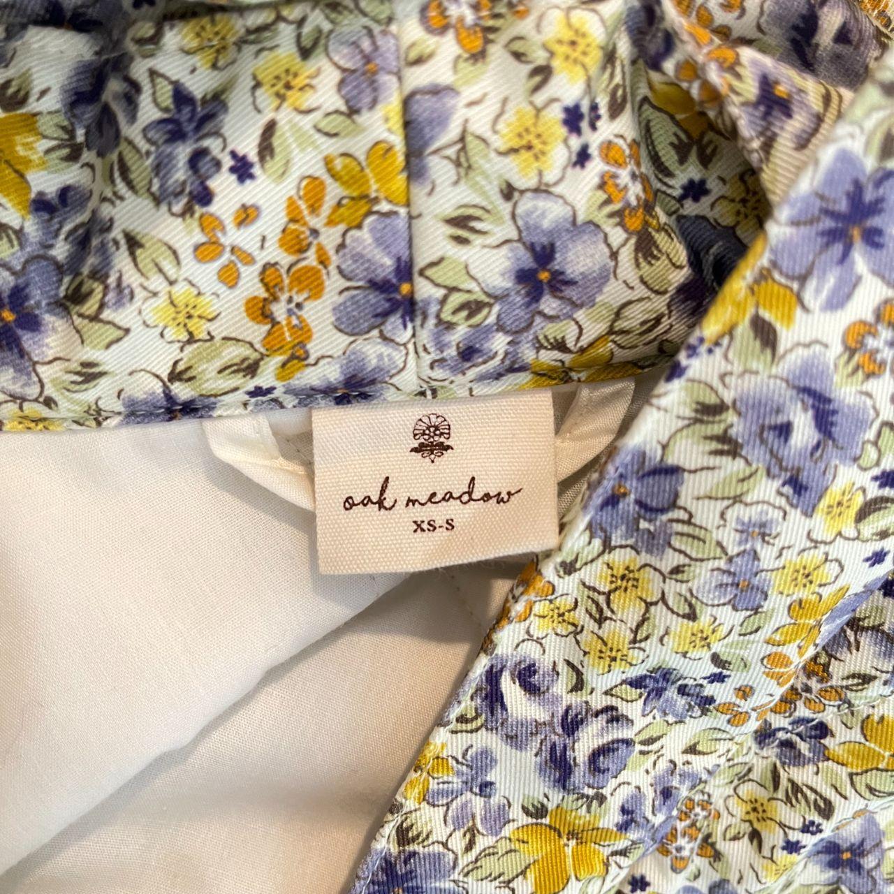 Oak Meadow Floral Quilted Coat Size XS-S.