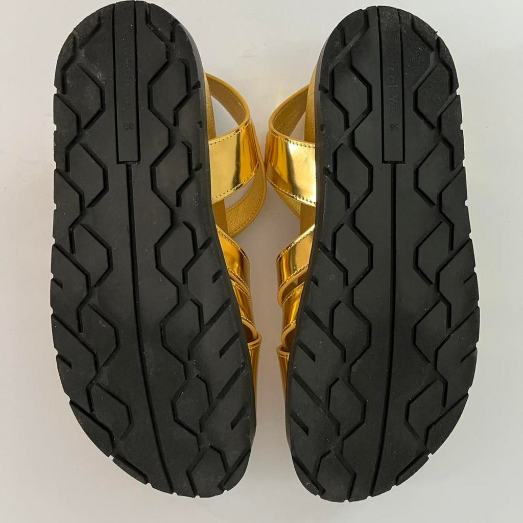 Radical Yes GINNY Sandals in Gold.