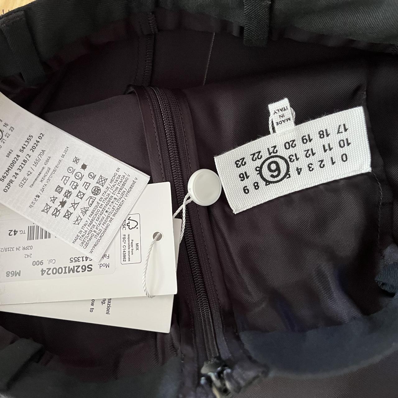 Margiela BNWT Maxi Tailored Skirt in Black.