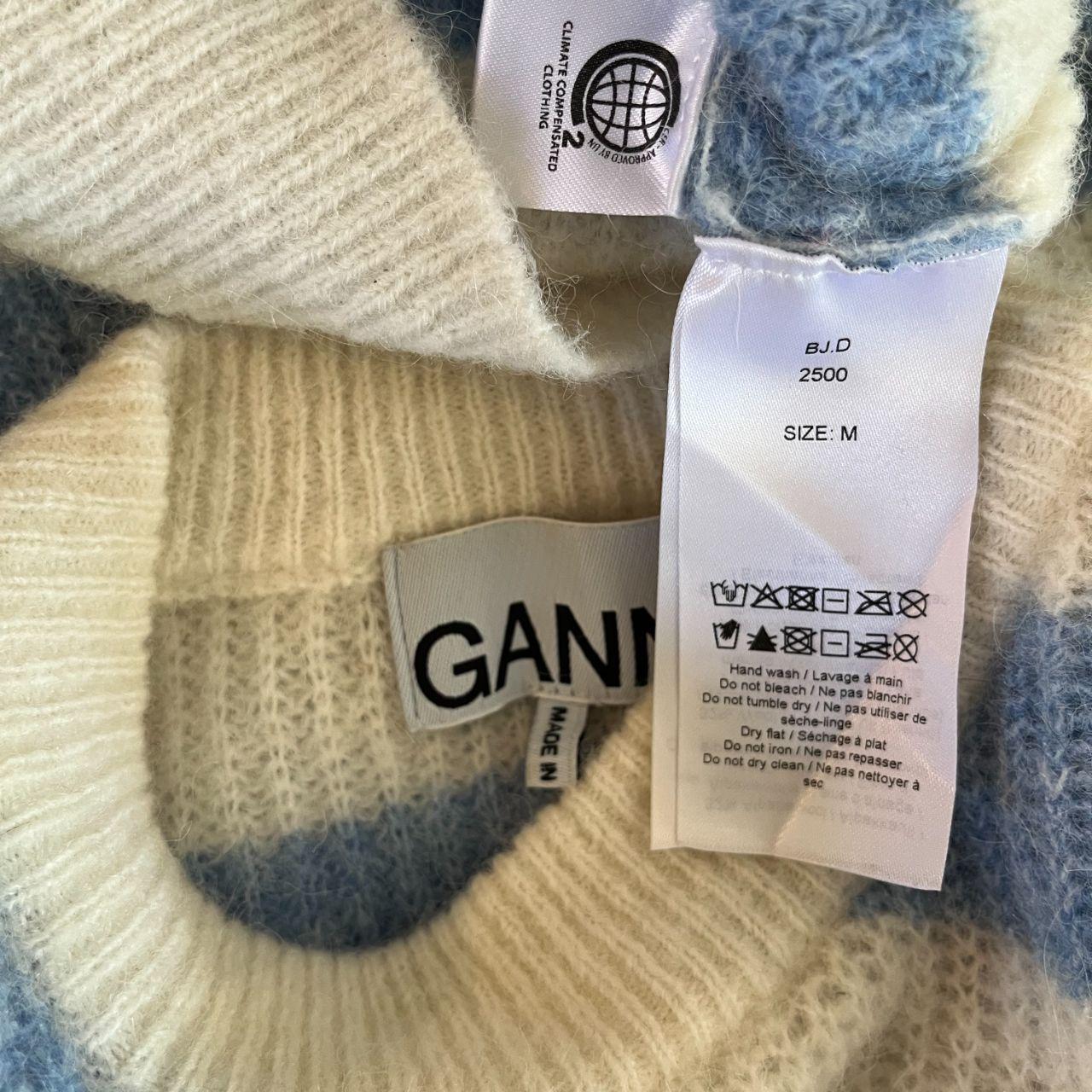 Ganni Striped Alpaca Sweater.