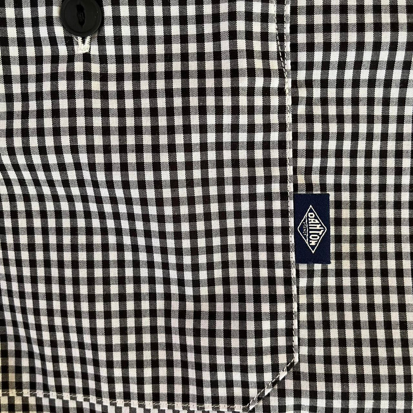 Danton France Checked Cropped Shirt Size AU8.