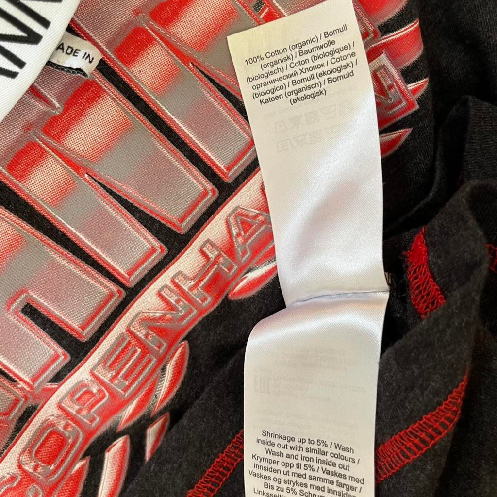 Ganni Melange Light Jersey Long Sleeve T-shirt In Phantom.