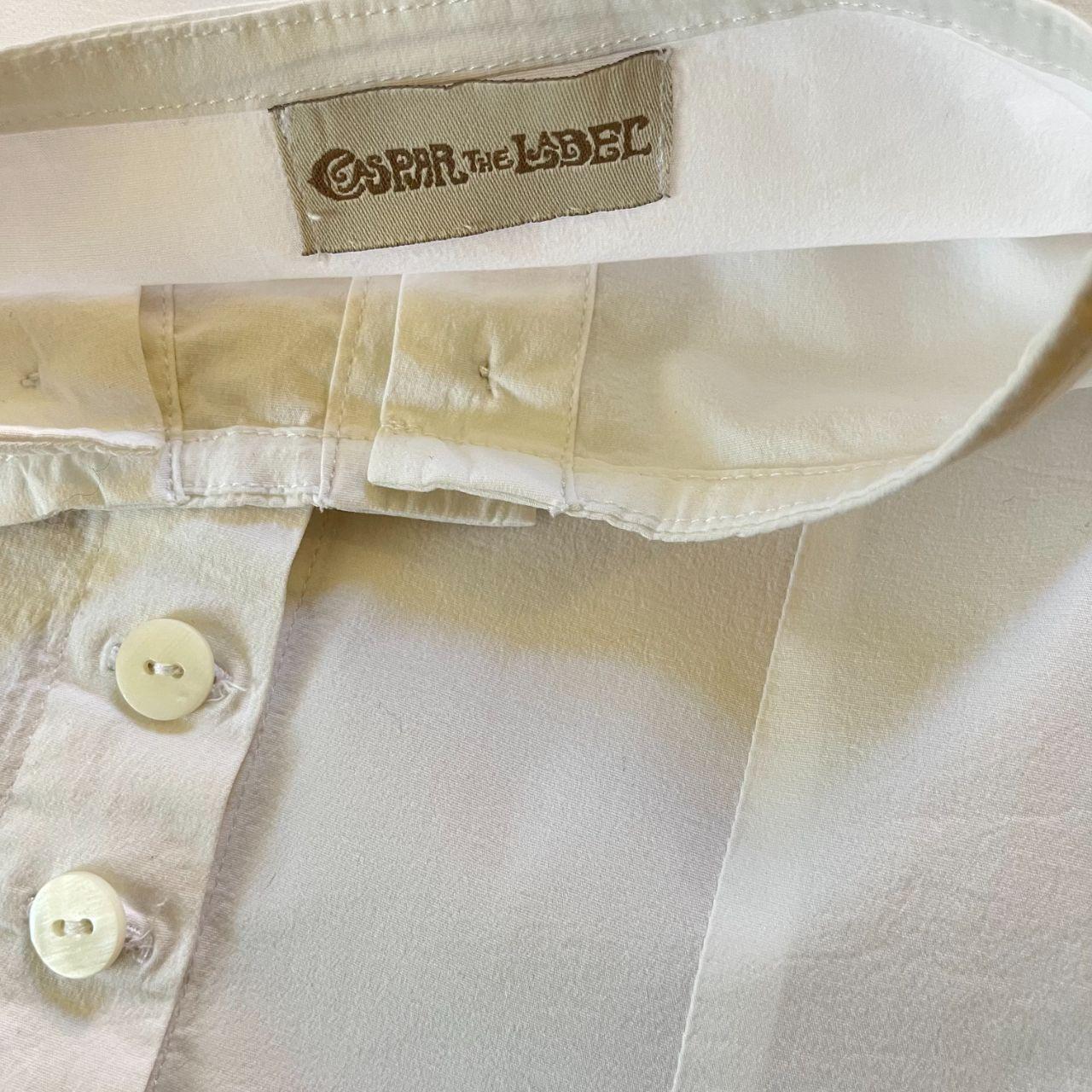 Caspar the Label POET Cap-Sleeve Shirt Size XS.
