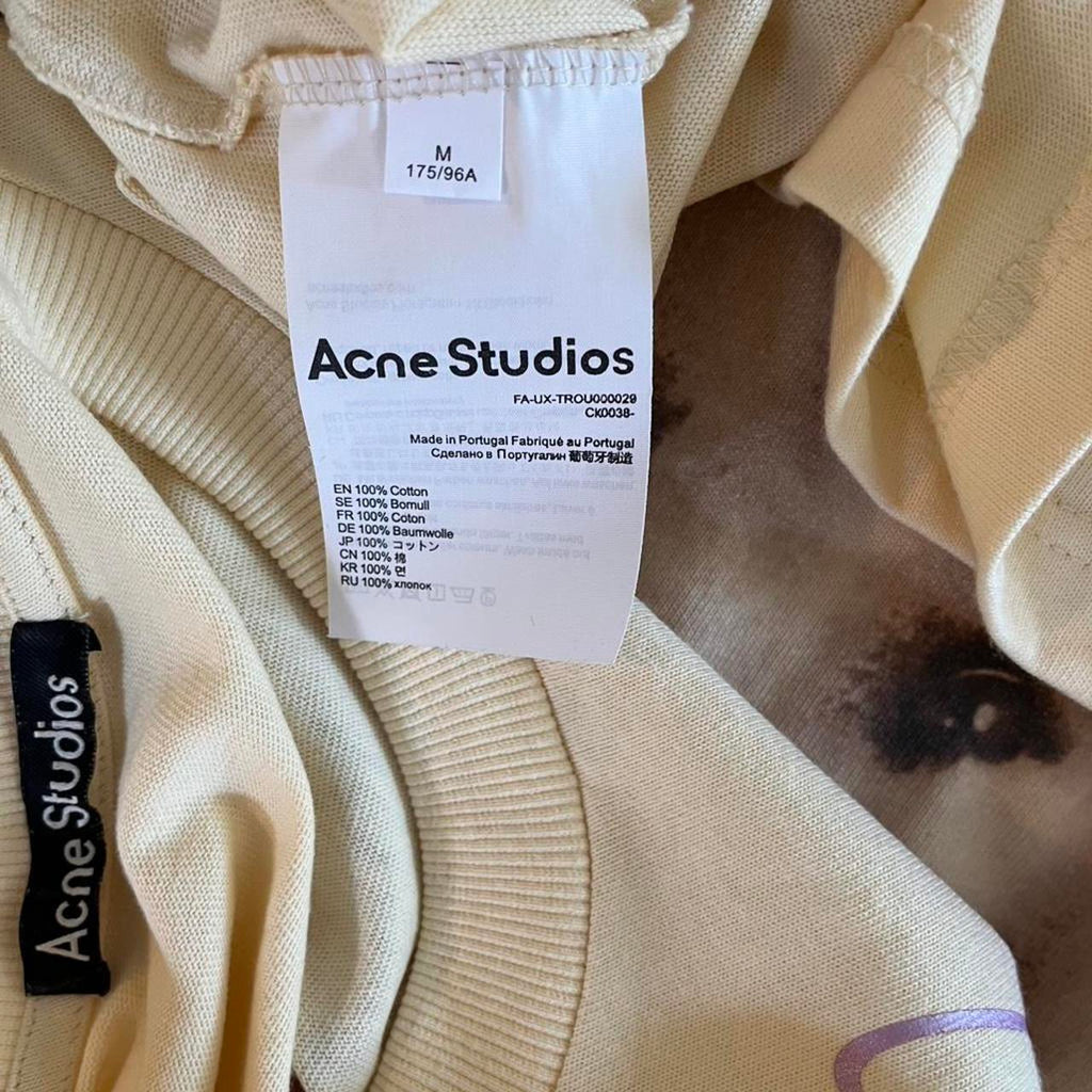 Acne Studios EXFORD Dog-Print Cotton-Jersey T-shirt.