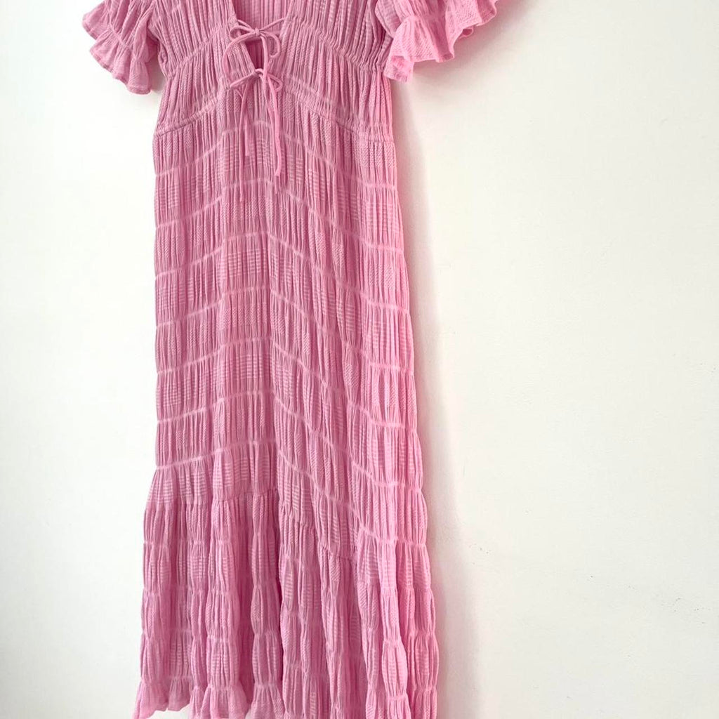 Ruby NZ MIRELLA V-Neck Dress in Orchard.