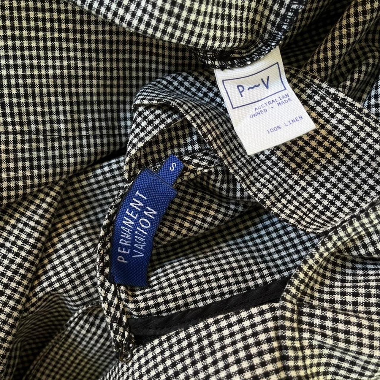 Permanent Vacation HEARTFELT Sundress in Black/White Gingham.