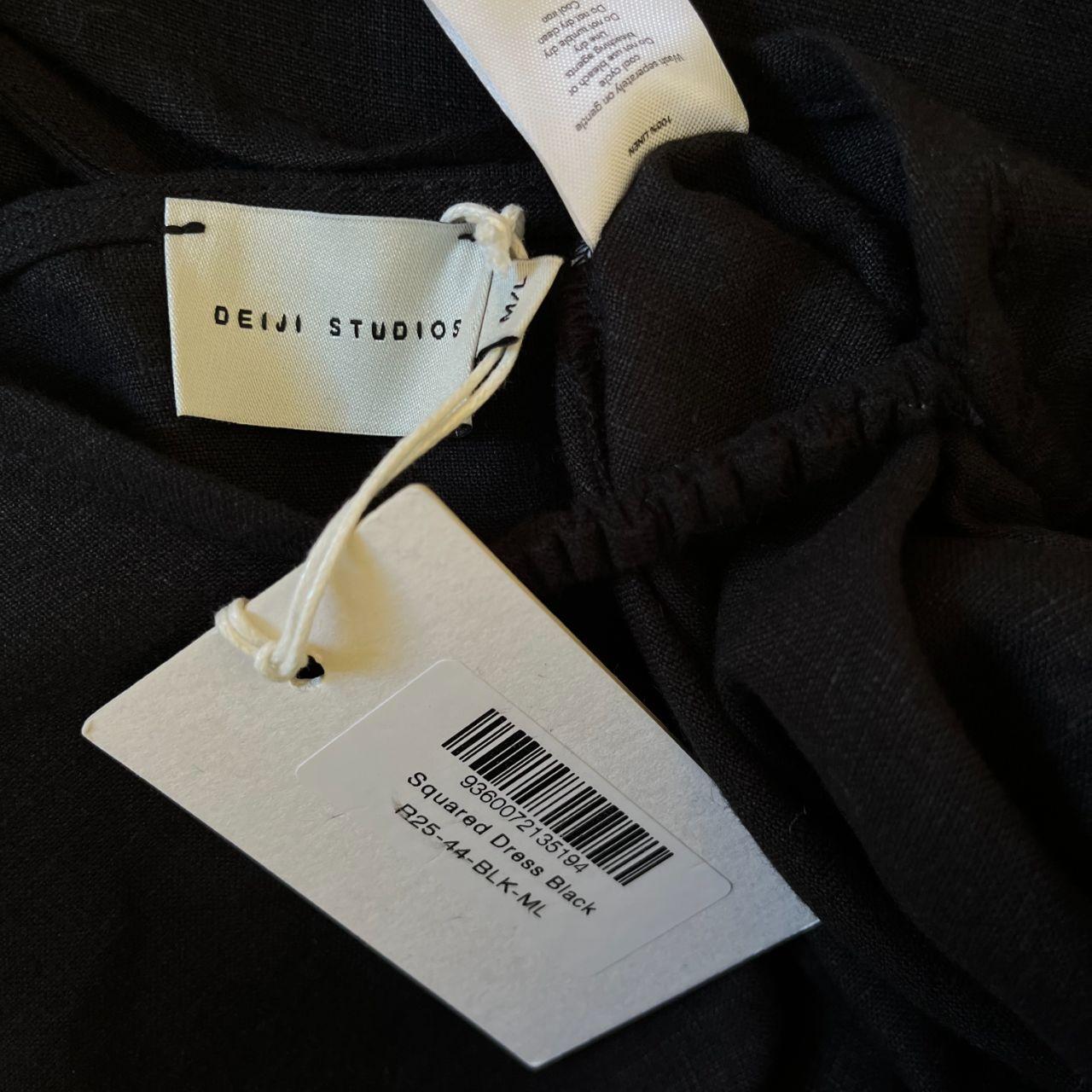 Deiji Studios BNWT SQUARED Dress in Black.