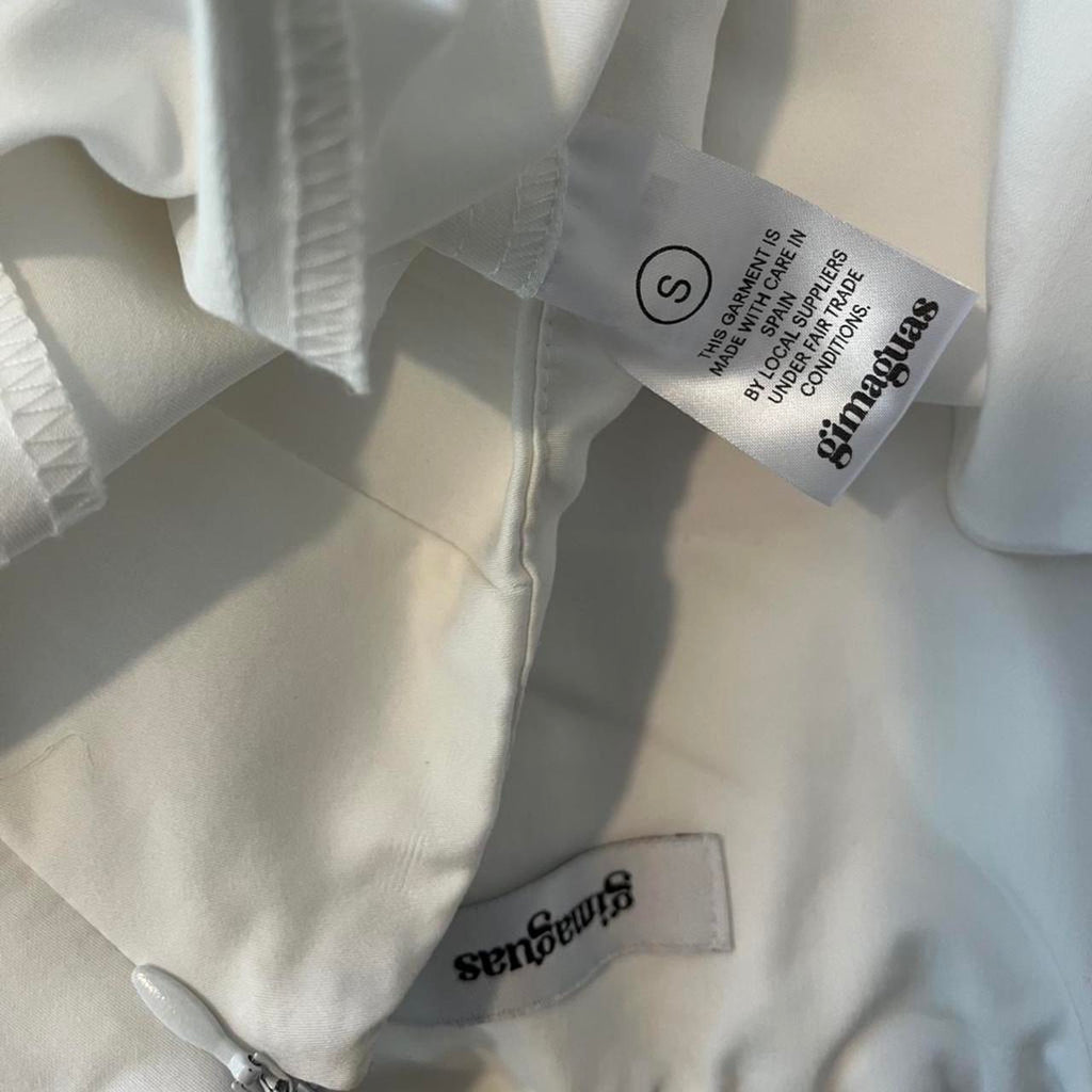 Gimaguas WILLIAMS White Mini Dress.